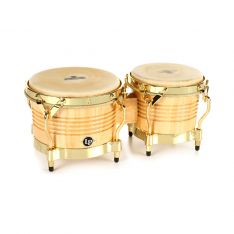 Бонго Latin Percussion Matador Wood M201-AW (7 1/4" & 8 5/8") Natural, Gold