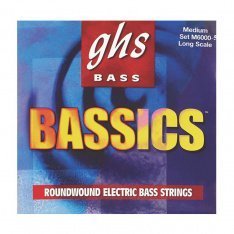 Струни для бас гітари GHS Bassics M6000-5, 44-130