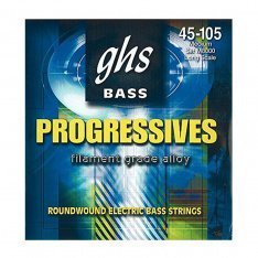 Струни для бас гітари GHS Progressives M8000, 45-105