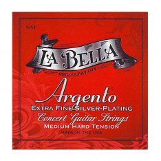 Струни для класичної гітари La Bella Argento Silver Plating SM Medium Tension