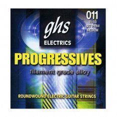 Струни для електрогітари GHS Progressives PRM, 11-50