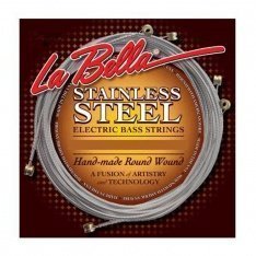 Струни для бас-гітари La Bella Stainless Steel Round Wound М45B1, 45-135