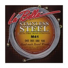 Струни для бас-гітари La Bella Stainless Steel Round Wound M41, 45-100