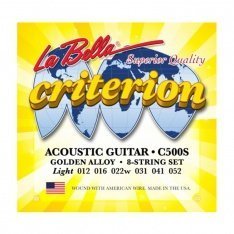 Струни для акустичної гітари La Bella Criterion Golden Alloy 80/20 C500S, 12-52