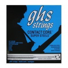 Струни для бас-гітари GHS Contact Core Super Steels 5M-CC, 45-129