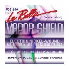 Струни для електрогітари La Bella Vapor Shield Nickel Round Wound VSE1046