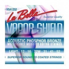 Струни для акустичної гітари La Bella Vapor Shield Phosphor Bronze VSA1252