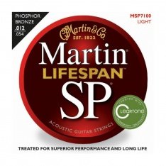 Струни для акустичної гітари Martin SP Lifespan Phosphor Bronze MSP7100, 12-54