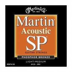 Струни для акустичної гітари Martin SP Phosphor Bronze MSP4150, 12,5-55