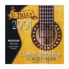 Струны для классической гитары La Bella 2001 Classical – Medium Tension