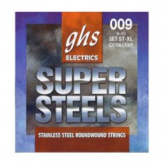 Струни для електрогітари GHS Super Steels ST-XL, 9-42