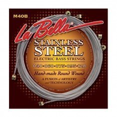 Струни для бас-гітар La Bella Stainless Steel Round Wound M40, 40-95