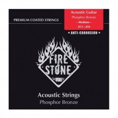 Струни для акустичної гітари Fire&Stone Coated Phosphor Bronze, 13-56