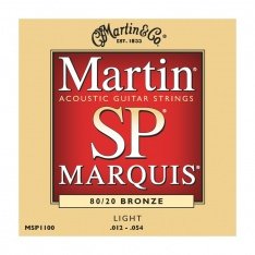Струни для акустичної гітари Martin SP Marquis 80/20 Bronze MSP1100, 12-54