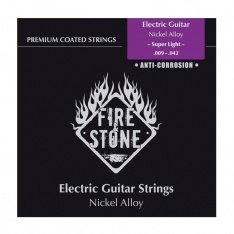Струны для электрогитары Fire&Stone Nickel Alloy Coated Super Light