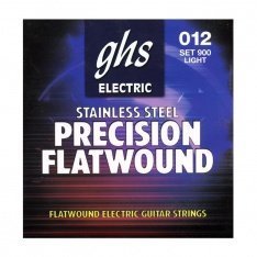 Струни для електрогітари GHS Precision Flatwound 900, 12-50