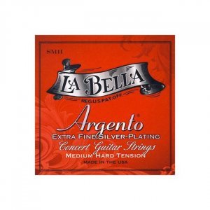Струни для класичної гітари La Bella Argento Silver Plating SMH Medium Hard Tension