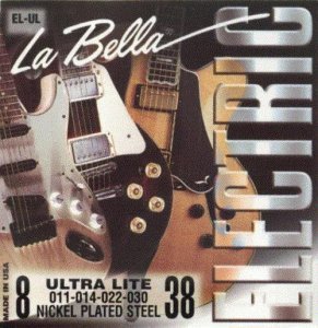 Струни для електрогітари La Bella EL-UL, 8-38