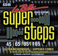 Струны для бас-гитары La Bella SS45 Super Steps - Standard 45-105