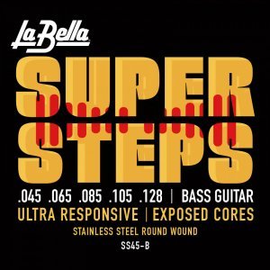 Струны для бас-гитары La Bella SS45-B Super Steps, 5-String - Standard 45-128