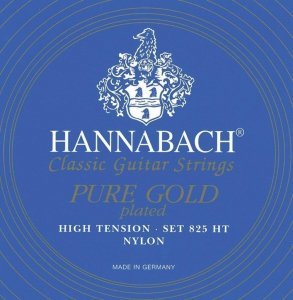 Струни для класичної гітари Hannabach 825HT Pure Gold Plated