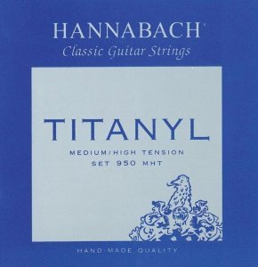 Струны для классической гитары Hannabach 950 (medium/high) Titanyl