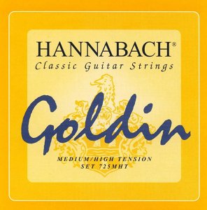 Струни для класичної гітари Hannabach 725MНT Goldin