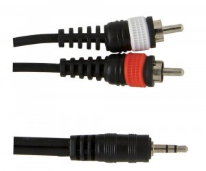 Инсертный кабель GEWA Basic Line Stereo Jack 3,5 мм/2x RCA (3 м)