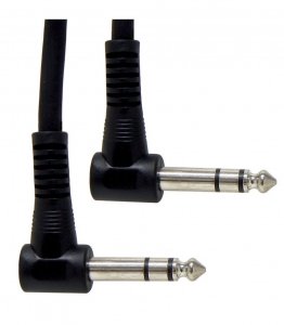 Патч-кабель GEWA Basic Line Stereo Angled Jack 6,3 мм/Stereo Jack 6,3 мм (0,6 м, 6 шт)