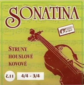 Струни для скрипки GorStrings Sonatina № 11 Violin Strings Metal 4/4-3/4