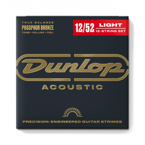 Струни для 12-струнної акустичної гітари Dunlop DAP1252J Phosphor Bronze