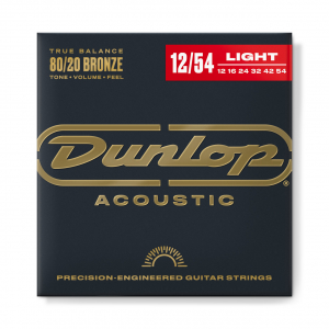 Струны для акустической гитары Dunlop DAB1254 80/20 Bronze Light