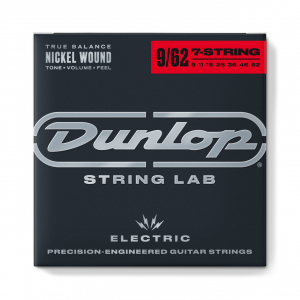 Струни для 7-струнної електрогітари Dunlop DEN09627 Nickel Wound