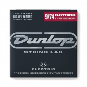 Струны для электрогитары Dunlop DEN0974 (8 струн)
