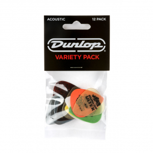 Набір медіаторів Dunlop PVP112 Acoustic Guitar Variety Pack (12 шт.)