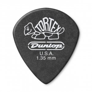 Медіатор Dunlop 482P1.35 Tortex Pitch Black Jazz III 1.35 mm (12 шт.)