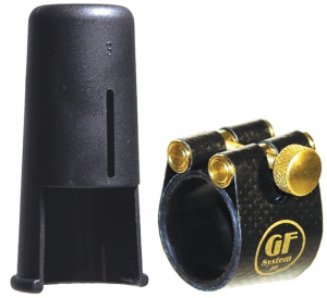 Лігатура та ковпачок для саксофона GF-System Ligatures and Caps Gold-Line 08S