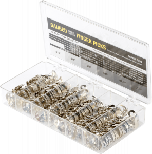 Набір медіаторів Dunlop 3020 Nickel Silver Fingerpick Cabinet (120 шт.)