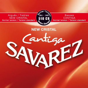 Струни для класичної гітари Savarez New Cristal Cantiga 510CR Normal Tension