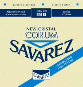 Струни для класичної гітари Savarez New Cristal Corum 500CJ High Tension