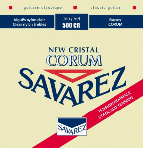 Струни для класичної гітари Savarez New Cristal Corum 500CR Normal Tension