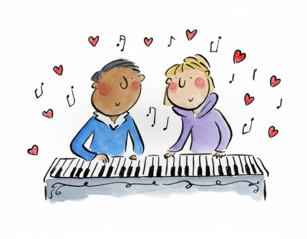 TOП-5 песен, которые отлично звучат в дуэте на фортепиано. Композиции для романтического исполнения в 4 руки