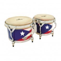 Бонго Latin Percussion Matador Wood M201-PR (7 1/4" & 8 5/8") Puerto Rican Flag
