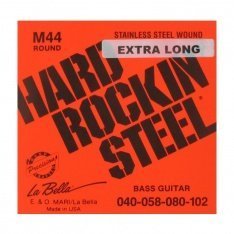 Струни для бас-гітари La Bella Stainless Steel Round Wound M44, 40-102