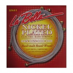 Струни для бас-гітари La Bella Nickel Round Wound SN41, 45-100