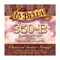Струни для класичної гітари La Bella 850-B Elite – Black Nylon, Golden Alloy