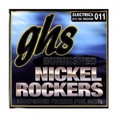 Струни для електрогітари GHS Nickel Rockers Burnished BNR-M, 11-50