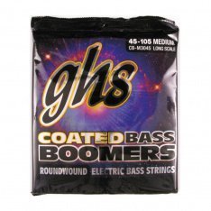 Струны для бас гитары GHS Bass Coated Boomers CB-М3045 (45-105 Coated Boomers)