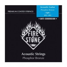 Струни для акустичної гітари Fire&Stone Coated Phosphor Bronze, 12-53