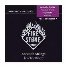 Струны для акустической гитары Fire&Stone Set Phosphor Bronze Super Light